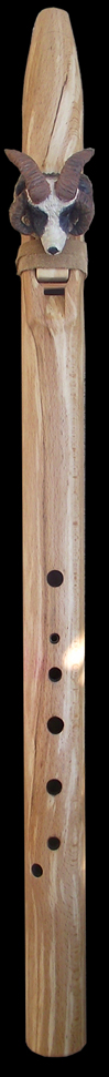 Healing Spirit Yew flute in E - more details on Custom flutes page